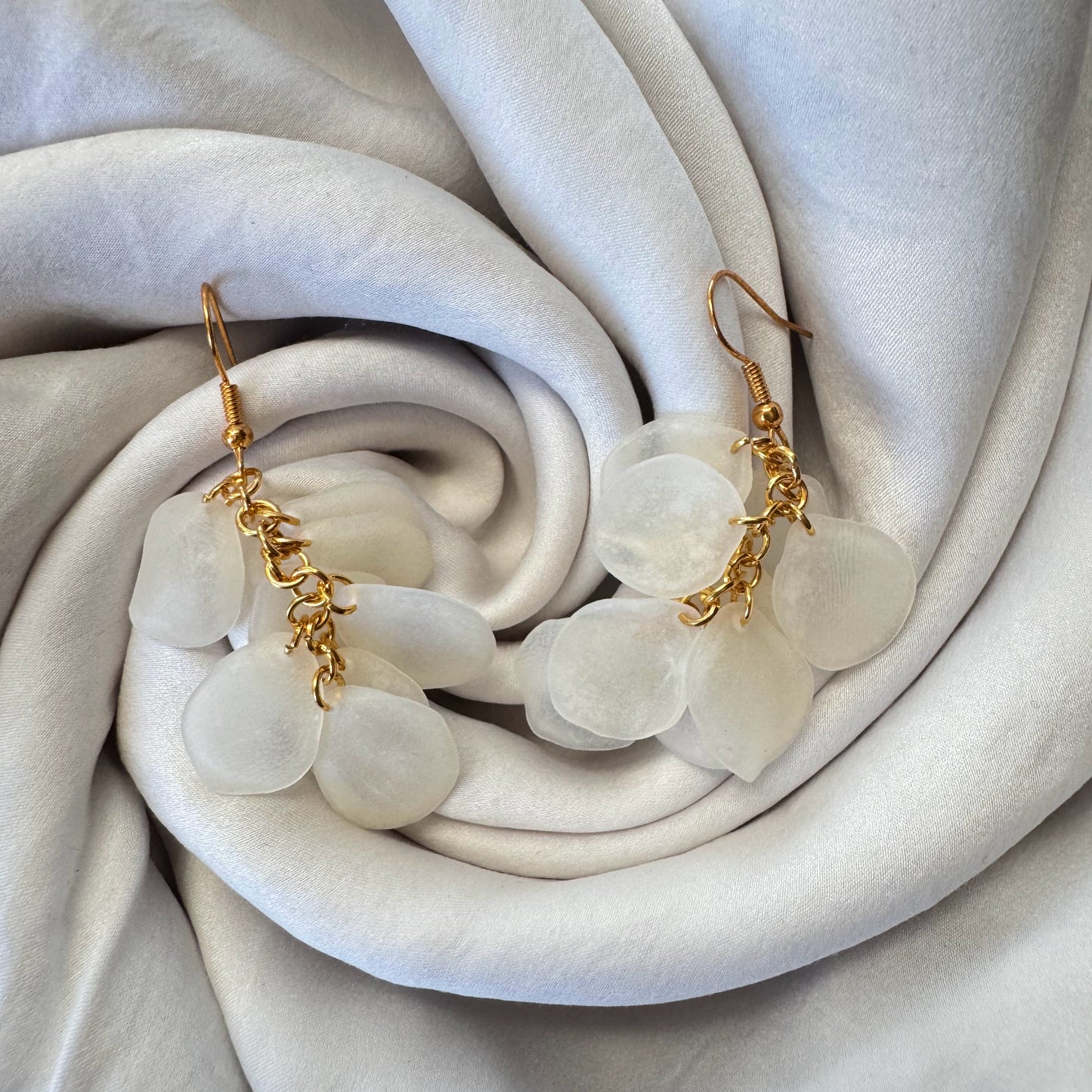 Translucent Petal Earrings