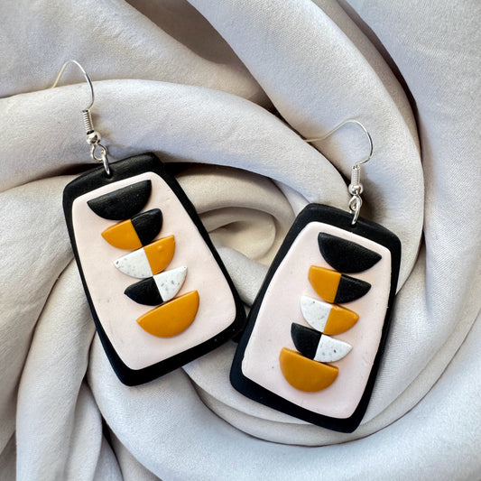 Multicolor Geometric Earrings