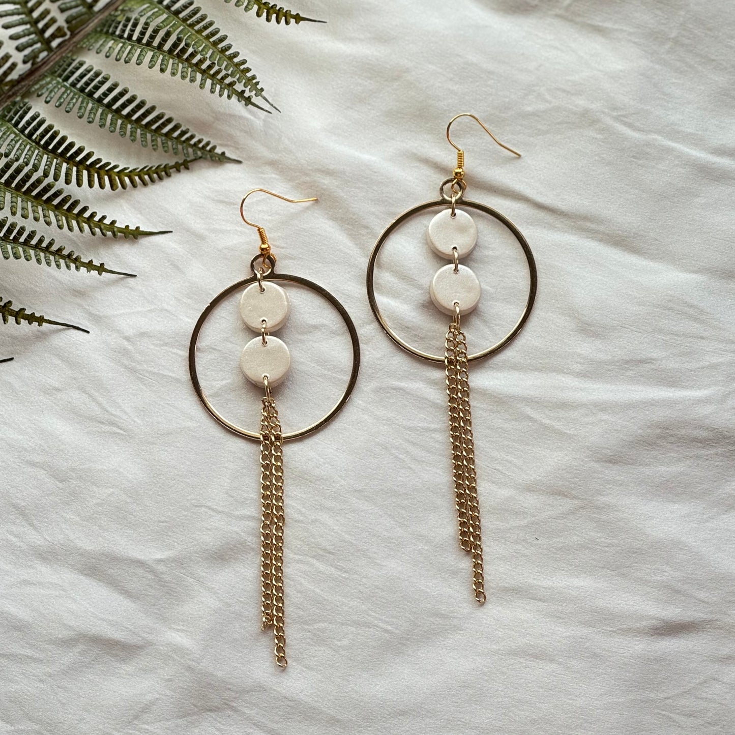 Pearl Hoop Earrings