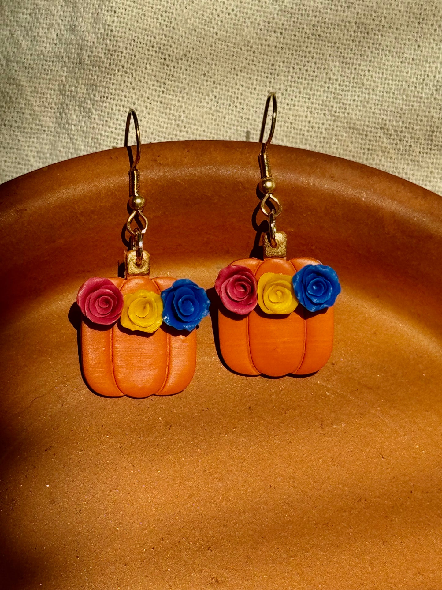 Mexican Pumpkin with Roses